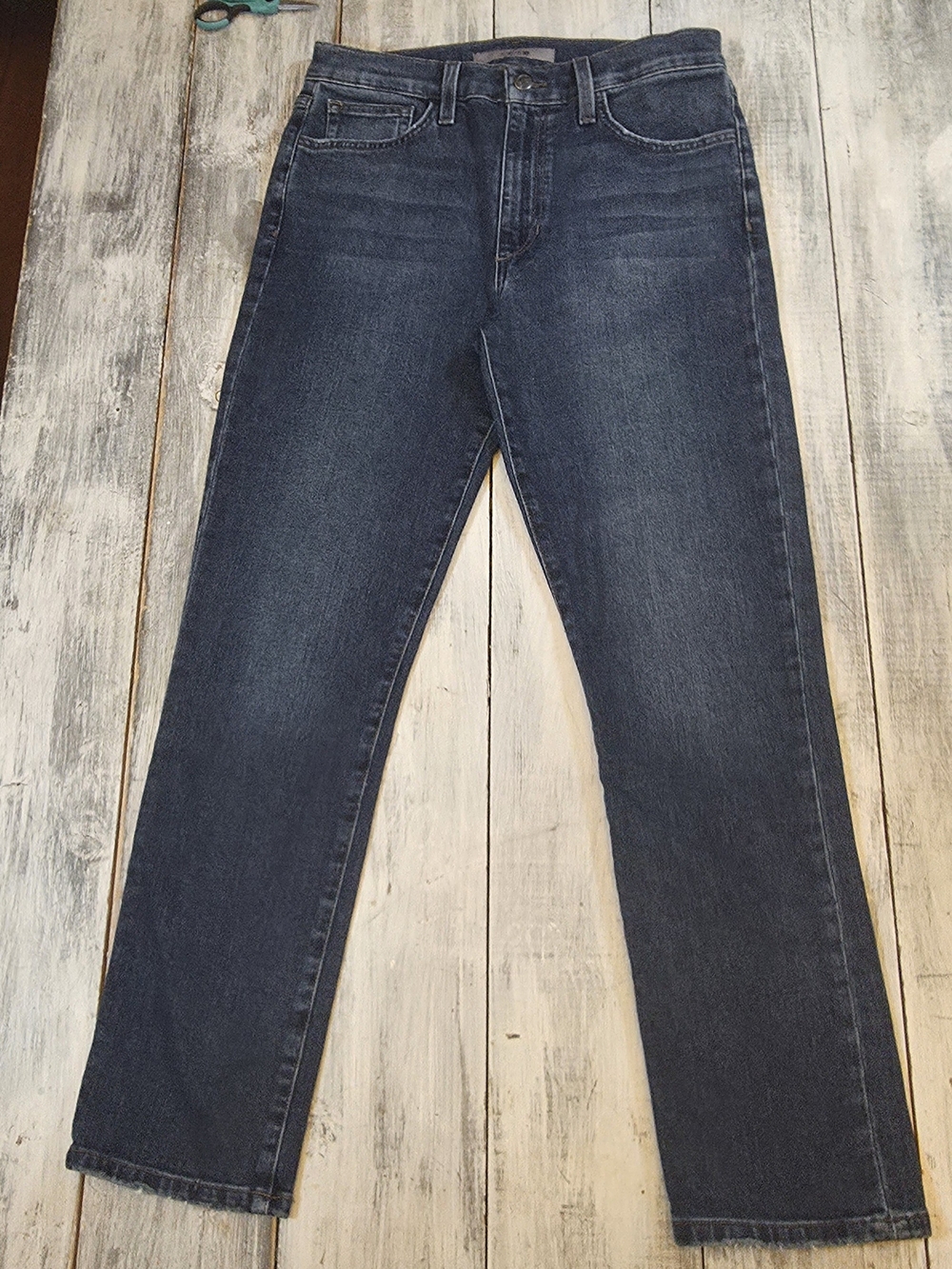 Joe's Jeans Women's High Rise Straight Leg Ankle Dark Wash Jeans sz 28